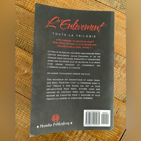 L’Enlèvement Toute la Trilogie de Anna Zaires - Picture 3 of 3